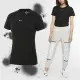 【NIKE 耐吉】短袖 NSW Tee 女款 黑 短T 純棉 上衣 舒適 基本款 小Logo 小勾(CZ7340-011)