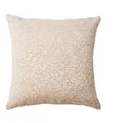 Accessorize Bedroom Collection 50cm x 50cm Cream Dezi Filled Cushion 50x50cm