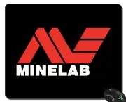 Minelab Metal Detector Logo MOUSEPAD with lock edge