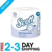 Scott Professional 2-Ply Bath Tissue - Eco-Friendly Bulk Roll, 80 x 473 Sheets