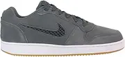 [Nike] Women's WMNS Ebernon Low Prem Basketball Shoes, Grey Dark Grey Dark Grey Platinum T 001, 6 US