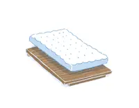 在飛比找眠豆腐優惠-眠豆腐胡桃木床架+床墊組合（無床頭板）｜單人加大
