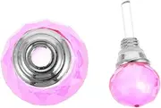 PartyKindom Essential Oil Perfume Bottle Decor Elegant Artificial Crystal Storage Container