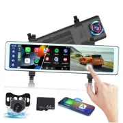 11.26 inch Rear View Mirror Camera with Carplay and Android Auto - Mirror