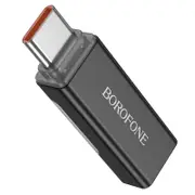 BOROFONE BV25 Type-C Male to Type-C Female Screen Display Adapter - Black