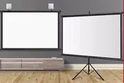 Convenient Stand Projection Screen, Indoor Movie Screen, Easy to Assemble Projector Screen for Indoor Outdoor/Small Party/School Classroom/Other Places(159x89cm/63x35in)