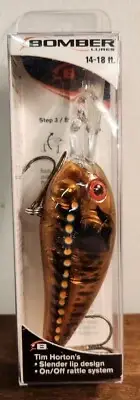 Bomber Lures Tim Hortons Switchback Shad Deep Runner Crankbait in Ghost Craw