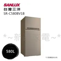 在飛比找Yahoo!奇摩拍賣優惠-*~新邵電館~* SANLUX台灣三洋【SR-C580BV1