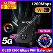 300/1200Mbps Dual Band 5G Wifi Extender Repeater Range Booster Wireless Router