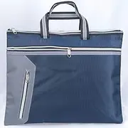 BEKAclub Document Bag A4 Zipper File Bag Oxford Fabric Document Bag Business Document Briefcase A4 Foldable Document Storage Bag for Office, Business, Files, Laptop, Handle Meeting Organizer Briefcase