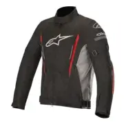 Alpinestars Gunner V2 WP Motorcycle Jacket Black Grey Red