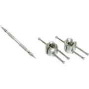 Watch Baguette Movement Holder Vise Repair Tool Spring Bar Remover Kit 3 Pcs