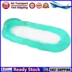 LF# Inflatable Floating Row Foldable Pool Water Float Bed Lounger Chair (Green W