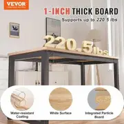 Table Top 55"x 27.6"x 1" 220.5 lbs Load Capacity Universal One-Piece Particle Board Desktop for Height Adjustable Electric Standing Desk Frame Rectangular