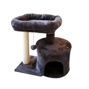 Catio Flannel Cat Scratch Tower