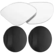 2 Pcs Mirror Frameless Convex Rear View Rearview Supply