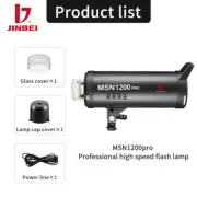 JINBEI MSN 1200PRO Studio Flash GN110 1200W HSS 1/8000s Powerful LED Video Lamp