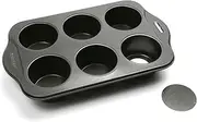 Norpro Nonstick 6 Cup Small Mini Cheesecake Muffin Cupcake Tart Quiche Pan New