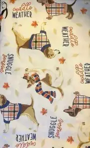 Mainstream Brand Vinyl Tablecloth Dogs 52"x 70" & 90" oblong 60" Rnd 52" Square