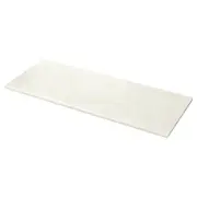LOCKEBO custom made worktop, light grey/white marble effect/glass composite, 1 m²x2.0 cm