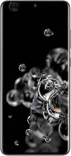 Samsung Galaxy S20 Ultra, 128GB, Cosmic Black - Fully Unlocked (Renewed)