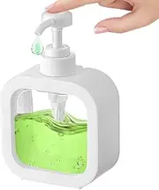 Empty Soap Dispenser with Pump, Soap Bottle | Empty Hand Soap Container with Refillable Pump | 300/500ml Shampoo Lotion Hand Pump Bottle, Transparent Portable Laundry Liquid Bottle Container