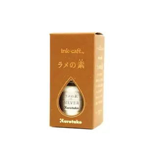 【Kuretake 吳竹】ink-cafe 閃光素 20ml 亮片色/銀色/金色 /瓶 ECF160-525/524/523(日本品牌)