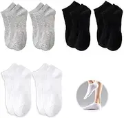 [YzmrBdqc] Mens No Show Trainer Socks,Mens Trainer Socks,Men’s 6 Pairs Trainer Low Cut Ankle Socks,Invisible Socks,for Men and Women,Running,Athletic Wear,Breathable Cotton Running Socks, Durable & Quick Drying,