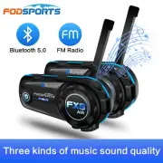 2X FX8 Air Intercom Motorcycle Bluetooth Helmet Headset 1km 4 Way Big Button