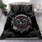 Dragon Gothic Animal Bedding Black Doona Duvet Cover Single Double King Queen