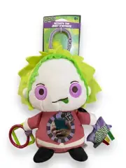 Beetlejuice Hanging Sensory Chewing Plush Play Activity Toy For Babies