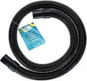 U.S. Pool Supply 6 Foot Heavy-Duty Above Ground Pool Hose, 1.5" - Black Replacement Filter Connecting Hose, Flexible Spiral Wound EVA - Compatible with Intex for Pool Filter Pumps - Skimmer Pump