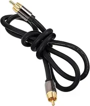 COHEALI Amp Cable for Subwoofer Audio Equipment Cable Coaxial Digital Audio for Home Entertainment Systems