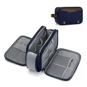 Toiletry Bag for Men Hanging Travel Toiletry Bag, Extra Electronic Medium Blue