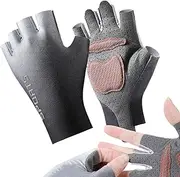 [Generic] Riding Gloves for Kids,2-Piece Kids Half Finger Gloves | Fingerless Skateboard Mittens, Workout Mitts, Non-Slip for Children Gymnastics
