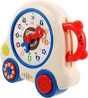 PERSELOSO Interactive Clock Learning Machine for Children Educational Cognition for Home or Travel Develops Boys and Girls' Cognition