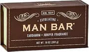 San Francisco Soap Company Peppered Cardamom and Juniper Man Bar - EXFOLIATING - No Harmful Chemicals - Good for All Skin Types - Made in the USA