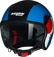 Nolan N21 Bicromo 345, open face helmet , color: Black/Blue/Red/White , size: L