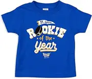 St. Louis Hockey Fans. Rookie of The Year Royal Onesie or Toddler Tee (NB-4T)
