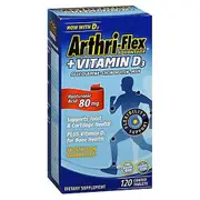 21st Century Arthri-Flex Advantage + Vitamin D3 Supplement Tablets, 120 Tabs (Pack of 2)