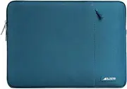 MOSISO Laptop Case 16 inch, 15-15.6 inch Laptop Sleeve Compatible with MacBook Pro 16 M4 M3 M2 M1, HP Acer Dell Lenovo ASUS Notebook, Polyester Vertical Computer Sleeve Bag with Pocket, Deep Teal