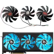 Replacement for Powercolor RX6700XT 12GB Hellhound Diablo Graphics Cooling Fan