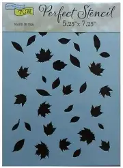 Autumn Fall Leaves Stencil Maple Leaf Oak Pattern 5.25 x 7.25 Design Template