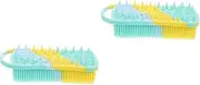 Healeved Scalp Brush Bathing Hair Cleaning Brush for Gentle Scalp Massage Deep Cleansing for Bath Multi Functional Soft Head Scrubber