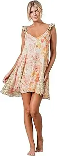 [Maaji] Aqua Flowers Lori Sleep Sleeveless Short Dress