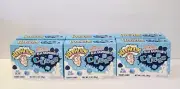 Warheads Chewy Candy Blue Raspberry Sour Sweet Fruity Cubes 6 Boxes 3 oz. ea.