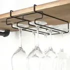 Shelf Bar Organizer Hanging Rack Cup Hanger Wine Glass Rack Stemware Holder