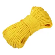 650 Paracord 98 Feet 4mm 9 Strand Parachutes Cord Spool Yellow