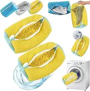 [Vimlo] Unstain Laundry Shoe Bag - Deluvo Shoe Cleaning Bag for Washing Machine, Reusable Sneaker Washing Bag (2pcs)