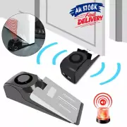 Home Security Wedge Door Stop Alarm System Device Intruder Alert Detection AU